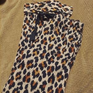 Victoria Secret Leopard Pajama Pants